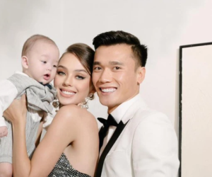Bùi Tiến Dũng về nhà thăm vợ mẫu Tây, hạnh phúc tột cùng khi con trai nói một điều