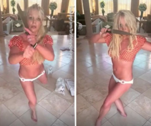 Britney Spears đăng clip múa dao, tình trạng thế nào mà cảnh sát phải lập tức ghé thăm?
