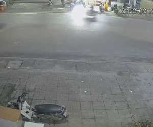 Camera vụ 2 xe máy tông trực diện đêm Trung thu khiến 3 người tử vong