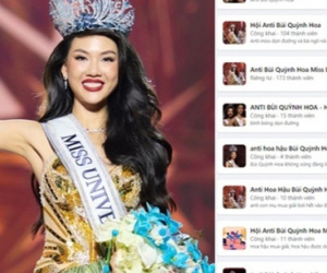 Chỉ sau 1 đêm đăng quang Miss Universe Vietnam, Bùi Quỳnh Hoa bị lập hàng chục nhóm anti vì nghi vấn mua giải