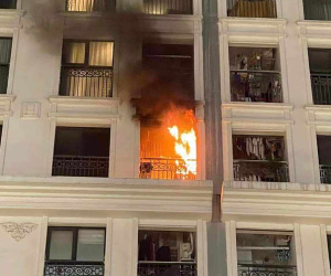 Cháy chung cư ở Hà Nội nghi do dùng nồi chiên không dầu ở ban công