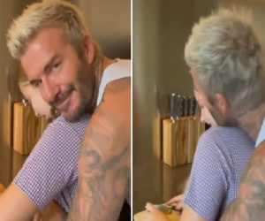 Loạt khoảnh khắc âu yếm con gái khiến Beckham nhận cả rổ gạch đá