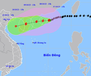 Bão số 4 diễn biến lạ thường, áp thấp mới xuất hiện