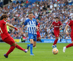 Salah ghi cú đúp, Liverpool vẫn bị Brighton cầm hòa