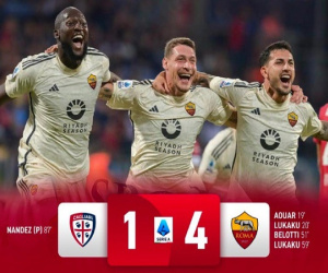 Lukaku lập cú đúp giúp Roma đại thắng ở Serie A, cứu "thầy" Mourinho