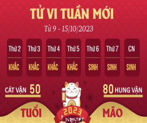 Tử vi tuần mới của 12 con giáp từ 9 – 15/10/2023: Tuất gặt hái nhiều thành công, Mão gặp sóng gió