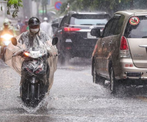 Miền Bắc đón đợt mưa lớn kéo dài