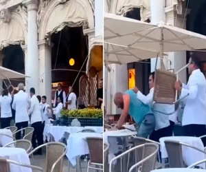 Nhân viên quán cà phê cầm ghế 'nện' khách vì 'chưa gọi đồ uống đã đòi đi vệ sinh'