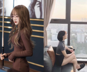 Danh tính 'thánh nữ bi-a' sở hữu căn hộ có view siêu xịn, góc sống ảo cực chất