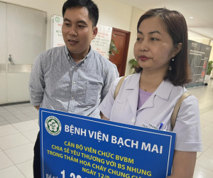 Nữ bác sĩ BV Bạch Mai gặp nạn trong vụ cháy chung cư được nhận gần 1,4 tỷ đồng