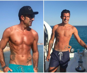 'Quả bóng vàng' Luís Figo 51 tuổi vẫn 'đánh bại' đàn em với body cực phẩm