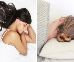 Nên buộc tóc hay xoã tóc khi đi ngủ?