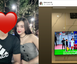 Bạn gái hotgirl của hậu vệ ĐT Việt Nam 'từ chối' xem Son Heung-min để cổ vũ bạn trai
