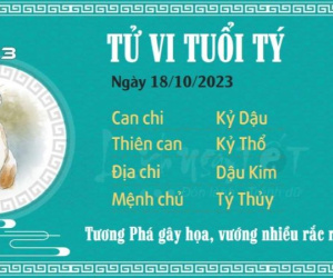 Tử vi 12 con giáp hôm nay - thứ 4 ngày 18/10/2023: Tý gặp rắc rối, Tuất đề phòng người khác