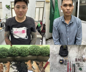 Danh tính hai thanh niên trong clip ô tô húc xe trộm chó ở TP HCM