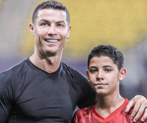 Con trai Ronaldo gia nhập Học viện Al-Nassr