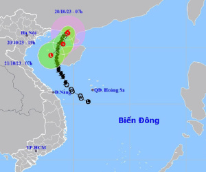 Bão số 5 suy yếu thành áp thấp nhiệt đới, gió mùa đông bắc mạnh tràn về