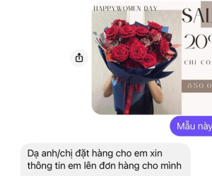 Chuyển khoản cho page mấy nghìn like, tài khoản đăng ký công ty, chàng trai bị lừa 'vố đau' khi mua hoa ngày lễ