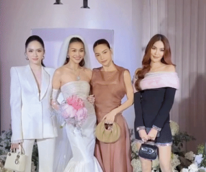 Thanh Hằng khoe visual xịn khi thay váy cưới thứ 2 vào lễ đường, cận vòng kim cương gây chú ý