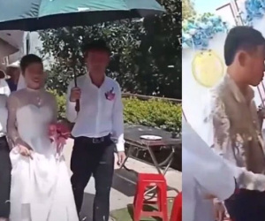 Vụ tạt chất bẩn vào cô dâu, chú rể: Người yêu cũ của chú rể công khai xin lỗi