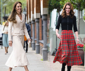9 set chân váy dài cho thấy đẳng cấp biểu tượng thời trang của Vương phi Kate Middleton