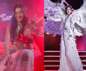 Phương Nhi khóc nức nở khi trượt top 7 Miss International 2023