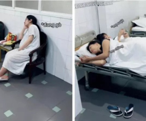 Câu chuyện 'cảm lạnh' hút triệu views: Con dâu chuyển dạ vào viện 'chăm' mẹ chồng và mẹ ruột