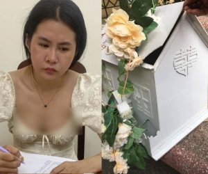 'Hotgirl' sinh năm 2003 bị bắt vì trộm tiền mừng cưới ở Hà Nội, từng khoe khoang có 8 tỷ trên MXH
