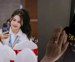 Vợ hoa khôi của đội trưởng ĐT Việt Nam khoe nhẫn kim cương, quyến luyến khi chồng xa nhà