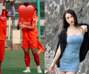Cầu thủ điển trai nhất nhì U23 Việt Nam yêu cô giáo tiểu học cực sexy, dân mạng soi ra cử chỉ cực tình cảm