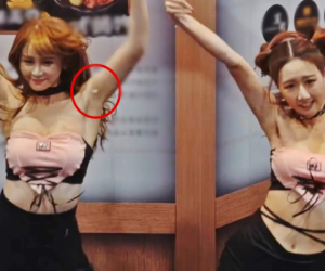 Diện trang phục được giới trẻ yêu thích, hot girl xứ Trung gặp 'tai nạn' khó đỡ