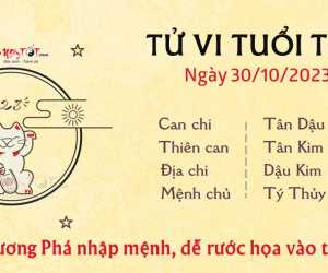 Tử vi thứ 2 ngày 30/10/2023 của 12 con giáp: Dậu ảm đạm, Tị đón cát khí
