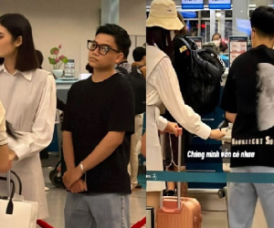 Bạn trai Hoa hậu Ý Nhi khiến netizen thiện cảm: Sóng gió nắm chặt tay, tiễn người yêu du học vẫn có loạt hành động ghi điểm!