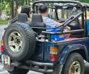 Phát hiện bất ngờ từ xe jeep chở khách ở trung tâm TP HCM
