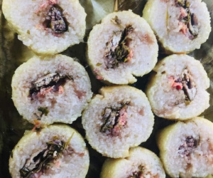 Lạ miệng món bánh chưng nhân cá chép ở Bắc Kạn, cả năm chỉ có một lần