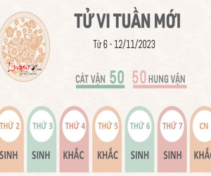 Tử vi tuần mới của 12 con giáp từ 6 - 12/11/2023: Dần chủ quan, Hợi gặp tai họa do sự bất cẩn của mình