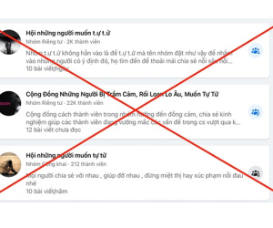 Ngăn chặn hàng chục nhóm hướng dẫn cách tự tử, bùng nợ… trên Facebook
