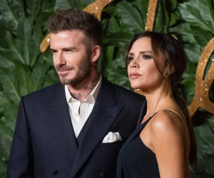 Victoria trên cơ David Beckham