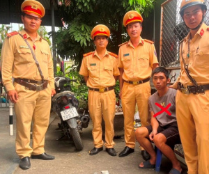 Hải Phòng: Kiểm tra nồng độ cồn phát hiện tàng trữ trái phép ma túy