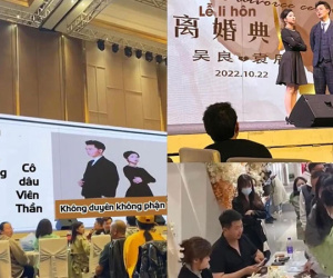 Cặp đôi mở tiệc ăn mừng ly hôn, mời lại quan khách năm xưa để 'trả tiền mừng cưới'