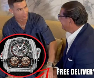 Chiêm ngưỡng siêu phẩm đồng hồ trị giá 2 triệu USD mà Ronaldo vừa được tặng