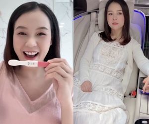 Sam xác nhận mang thai bằng thụ tinh ống nghiệm, hé lộ khoảnh khắc hiếm bên ông xã giấu mặt