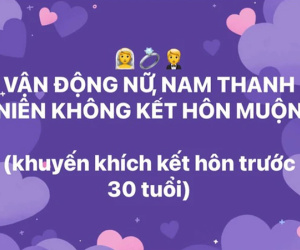 Dân tình 'giật mình' vì fanpage Thông tin Chính chủ đăng status 'giục cưới' trước 30 tuổi