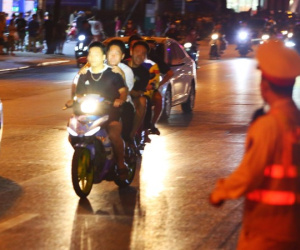 Loạt thiếu niên lạng lách đánh võng, 'rồ ga' qua chốt Cảnh sát 141 bị bắt giữ