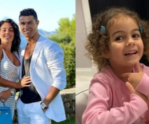 Ronaldo nhận 11 triệu lượt thả tim khi đăng bài mừng sinh nhật thiên thần nhỏ, dân mạng đều nói một điều khi nhìn ảnh hai bố con