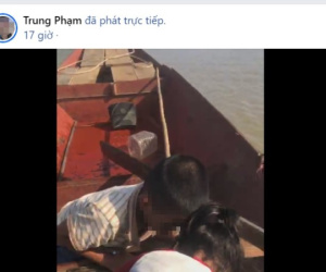 Tìm thấy thi thể cha và 2 con nhỏ tử vong thương tâm do lật thuyền đánh cá khi đang livestream trên Facebook