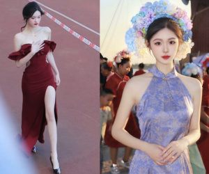 Vô tình bị quay lén, nữ sinh lên hẳn hot search vì nhan sắc sáng bừng cả lễ khai mạc hội thao của trường