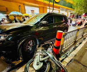 Bác sĩ gây tai nạn có dấu hiệu say là trưởng khoa bệnh viện lớn của TP.HCM