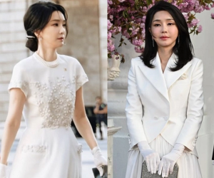 Đệ nhất phu nhân Hàn Quốc gây ấn tượng với style sang trọng, thanh lịch, khó bị 'lép vế' dù đứng cạnh ai
