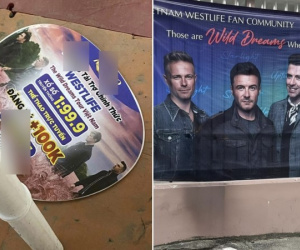 Công an xử lý vụ quảng cáo tiền ảo, web cờ bạc tại đêm nhạc Westlife ở TP.HCM